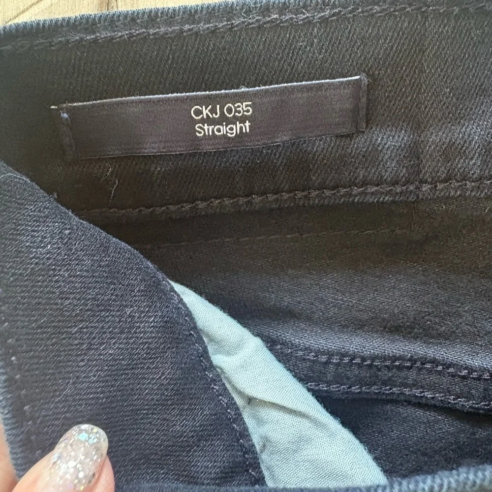 NWT Calvin Klein Jeans Men's Straight Jeans - Dark Navy Size 32Wx30L
